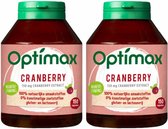 Optimax Cranberry - 2 x 150 - capsules - Voordeelverpakking