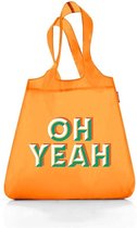 Reisenthel Mini Maxi Shopper Opvouwbare Boodschappentas - 15L - Oh Yeah Orange