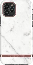 Richmond & Finch White Marble marmer hoesje voor iPhone 12 mini - wit