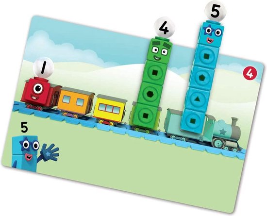 Thumbnail van een extra afbeelding van het spel Learning Resources Numberblocks MathLink-dobbelstenen 1-10 activiteitsset