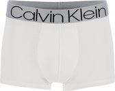 Calvin Klein Evolution Cotton trunk (1-pack) - heren boxer normale lengte - wit - Maat: S