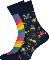 Many Mornings sokken - Over The Rainbow - Unisex - Maat: 35-38