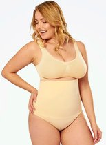 Myshapez Elegance - Waist Shaper - String  - Waist Trainer - Corrigerend Ondergoed Dames - Shapewear Dames - Beige - M/L