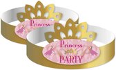 Kroontje 6st - Verjaardag - uitdeelcadeau - Princess (6 st) - Karton - Prinsessen