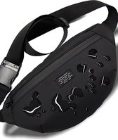 Melicertes - Waterdichte Heuptas / Fannypack - Zwart - Unisex