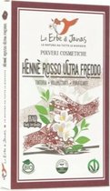 Le Erbe di Janas - Henna poeder biologisch/ natuurlijke haarkleuring -  intens rood/kersenrood -100g