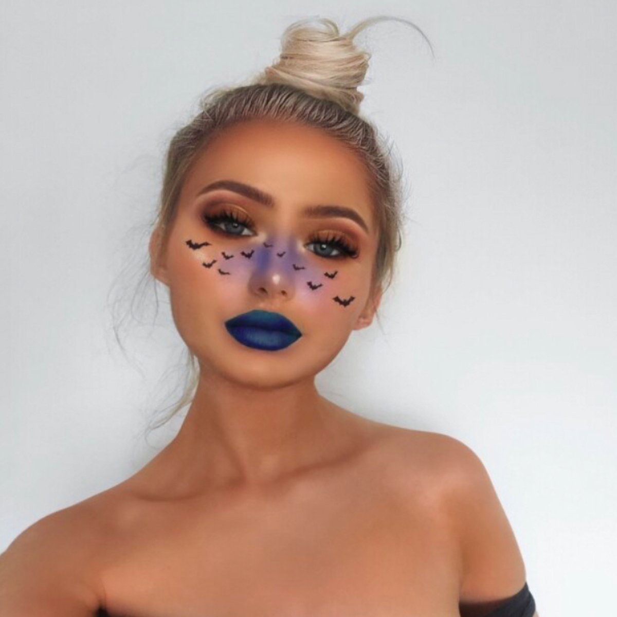 GetGlitterBaby® - Vleermuizen Tattoo Halloween Decoratie Versiering / Carnaval Schmink Make Up Plak Tattoos / Tijdelijke Tattoo / Nep Tatoeage - Batman / Vleermuizen — afbeelding 3