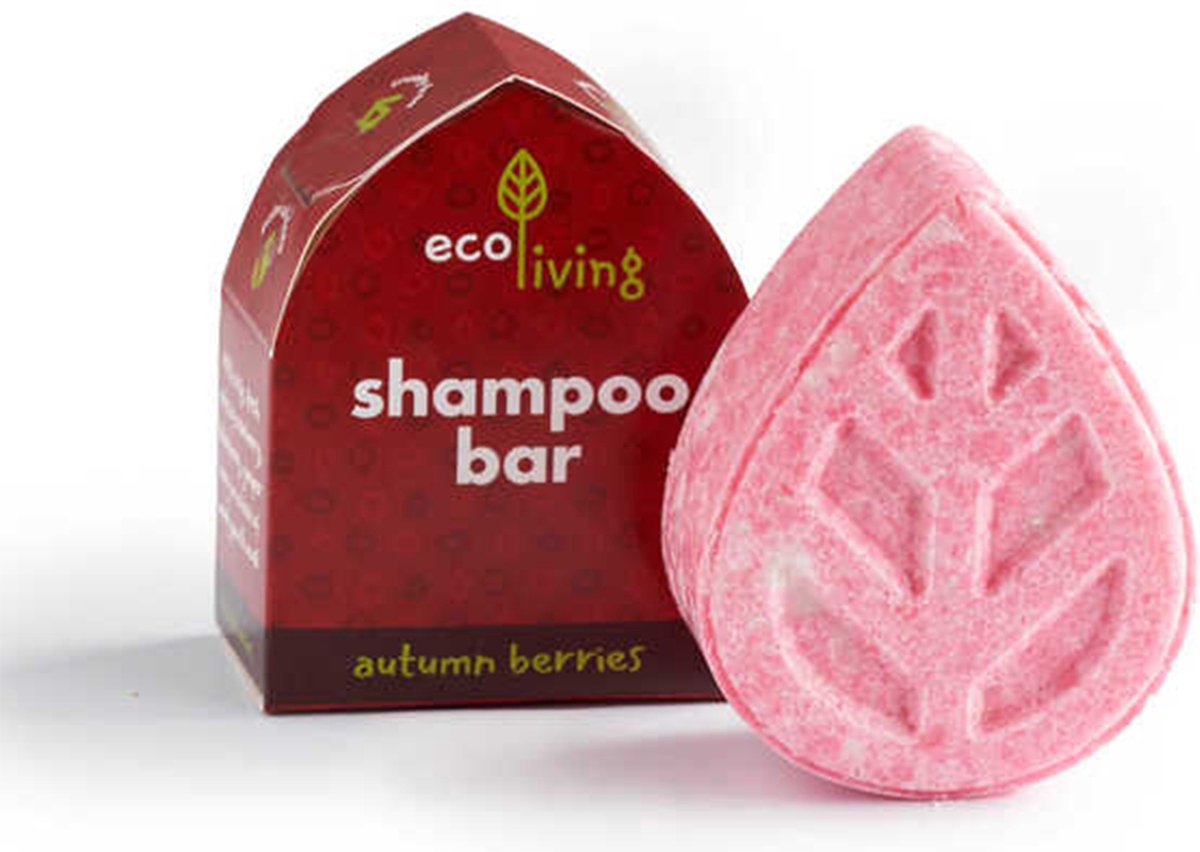 Ecoliving shampoo blok- herfstbessen - 85 gram