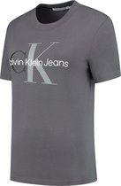 Calvin Klein Two Tone Monogram T-shirt Vrouwen - Maat L