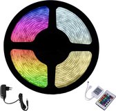 LED Strip Set RGB - 5 Meter - 12V - Waterdicht IP65 - Afstandsbediening - BSE