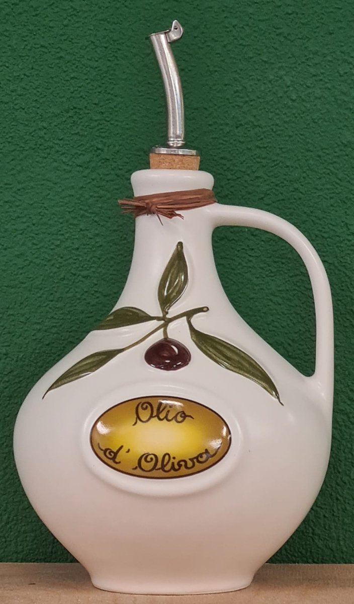 Olijfolie kannetje - Italiaans keramiek
