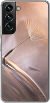 Geschikt voor Samsung Galaxy S22 hoesje - Paardenbloem zaden - Abstract - Lucht - Siliconen Telefoonhoesje