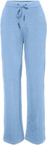 Vero Moda VMEVA HR STRING PLAIN STRAIGHT PANT Dames Broek Blue Bell - Maat S x L32