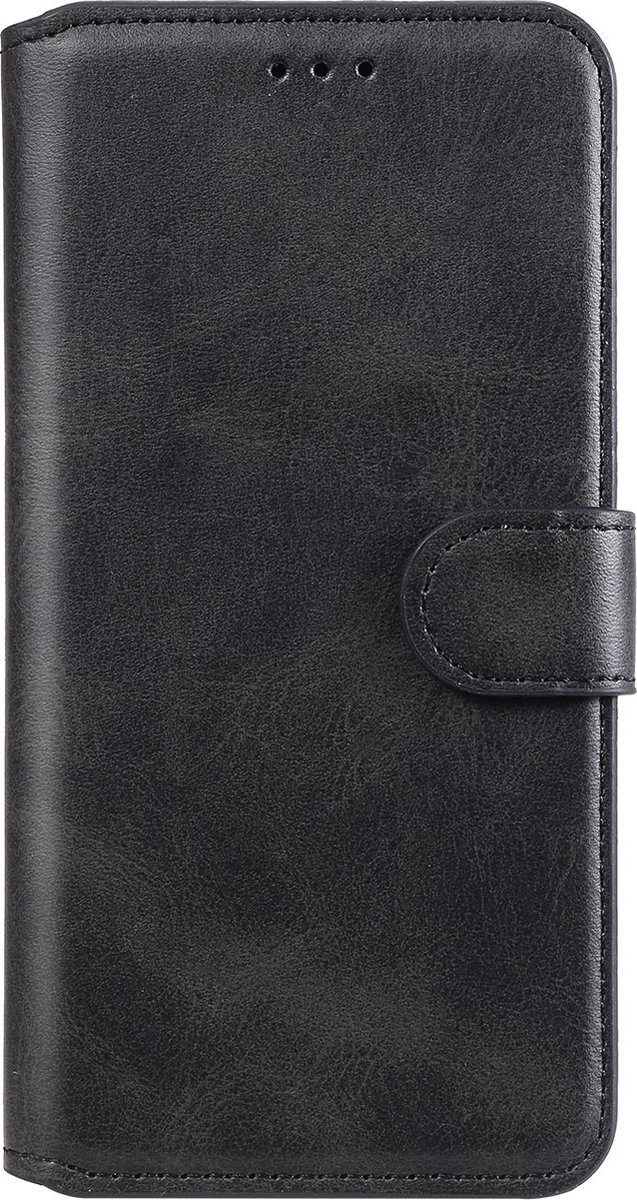 Mobigear Telefoonhoesje geschikt voor Google Pixel 6 Hoesje | Mobigear Wallet Bookcase Portemonnee | Pasjeshouder voor 2 Pasjes | Telefoonhoesje voor Pinpas / OV Kaart / Rijbewijs - Zwart