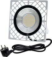 LED Schijnwerper Voor Tuin - Floodlight - Tuinlamp - Buitenlamp - Verlichting Voor Buiten - Lamp - IP66 Waterdicht - Wit - 50W