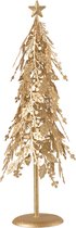 Kerstboom | metaal | goud | 12x12x (h)40.5 cm