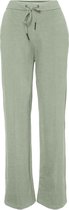 Vero Moda VMEVA HR STRING PLAIN STRAIGHT PANT Dames Broek Desert Sage - Maat L x L32