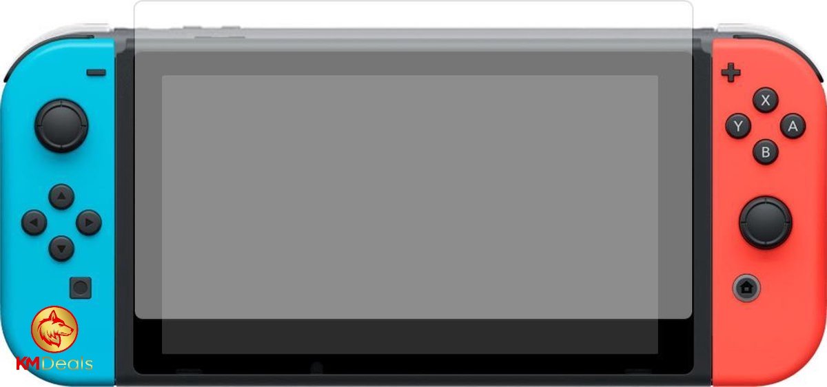KM Deals - 2x Screenprotector geschikt voor Nintendo Switch - tempered glass Screen cover