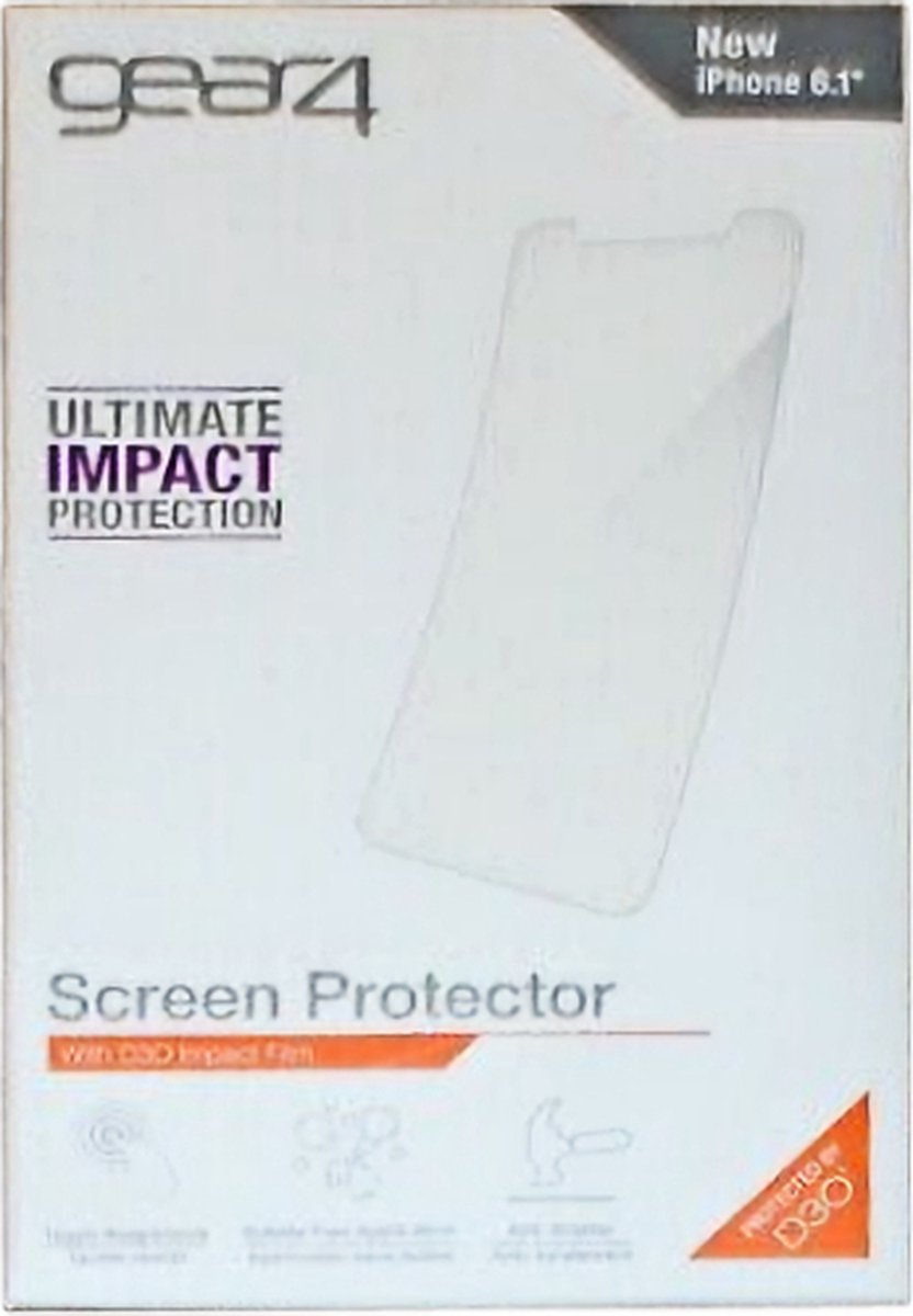 Gear4 screenprotector voor iPhone 6.1”