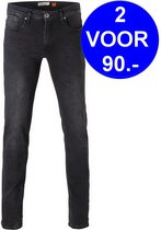 Cars Jeans - Heren Jeans - Tapered Fit - Lengte 34 - Stretch - Shield - Black Used