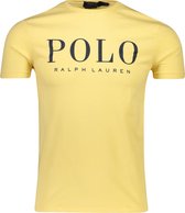 Polo Ralph Lauren  T-shirt Geel Geel Aansluitend - Maat L - Heren - Lente/Zomer Collectie - Katoen