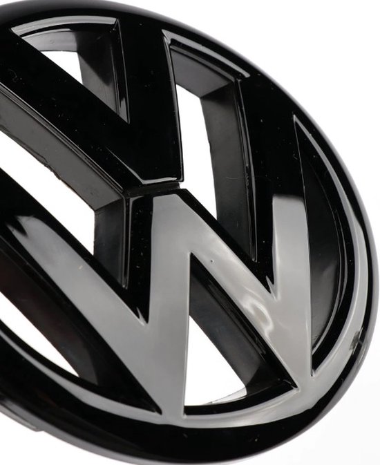 Emblème Logo arrière Coffre Noir Brillant 110mm pour VW Golf MK7 GTI