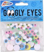 wiebeloogjes Zelfklevende -Googly eyes - Knutselen - Craft - Hobby - 80 Stuks