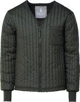 Rains - Liner Jacket Donkergroen - S/M - Regular-fit