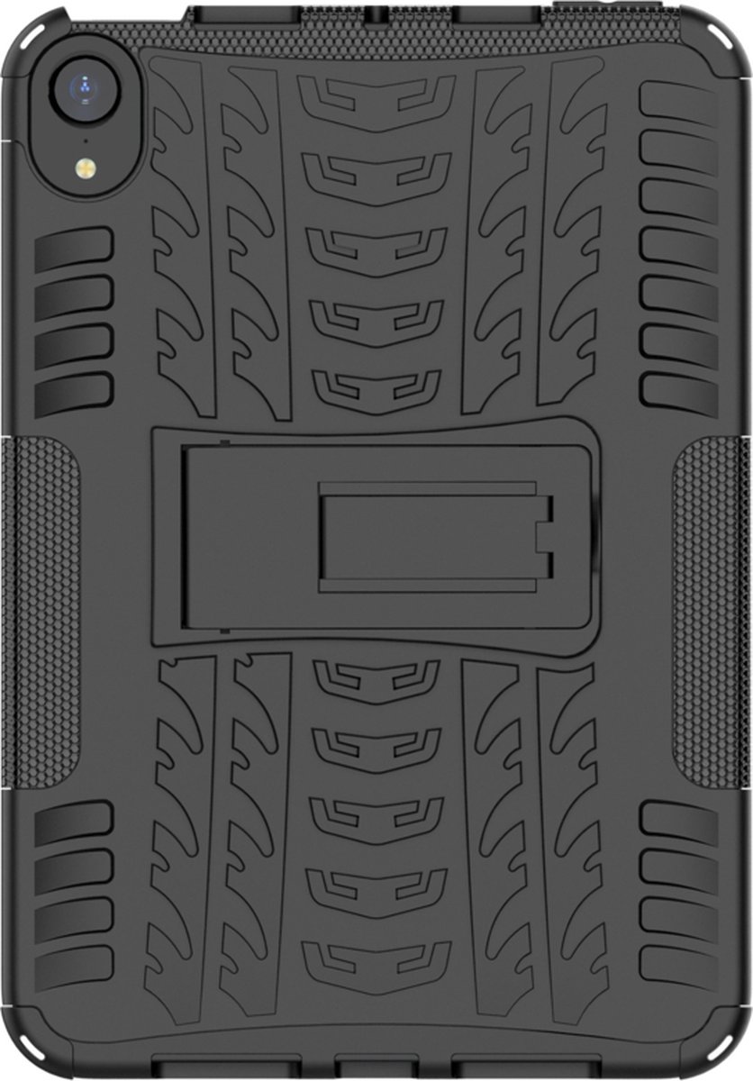 Sterke Armor Bescherm-Cover Hoes Map geschikt voor iPad Mini 6 - Zwart - A2567 - A2668