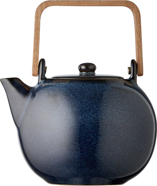 BITZ Theepot met zeef 1,2 liter Donkerblauw