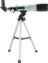 Pro-Care Refractor 50mm Glas Lens 39.5 cm Aluminium Tube Telescoop - Focal lengte tot 360mm - 18 X tot 90 X Vergroting - 2 Glas Lenzen 6mm/20mm - Full Sized Aluminium 41cm Tripod