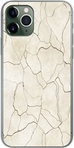 Geschikt voor iPhone 11 Pro hoesje - Marmer print - Chic - Patronen - Siliconen Telefoonhoesje