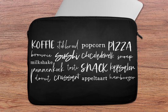 Housse pour ordinateur portable 15 pouces - Cuisine - Nourriture - Citations - Housse pour ordinateur portable - Cadeau pour femme
