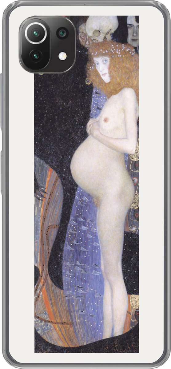 Telefoonhoesje Geschikt voor Xiaomi 11T hoesje - Hope I - Gustav Klimt - Siliconen Telefoonhoesje Telefoonhoesje