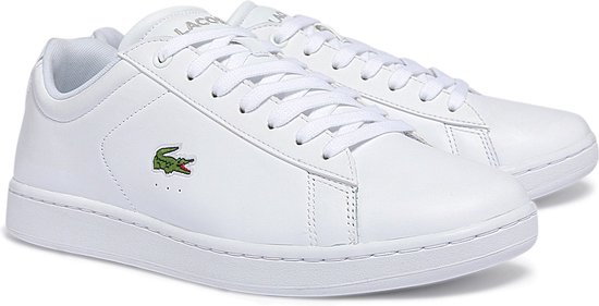 Lacoste Carnaby BL21 - Heren Sneakers Sportschoenen Schoenen Wit 7-41SMA000221G - Maat EU 42.5 UK 8.5