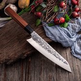 Couteau de Chef Professionnel - Couteau à Sushi Kiritsuke - Couteau de Chef Professionnel 34CM - Acier Inoxydable