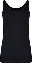 Tank top katoen | zwart | skiny