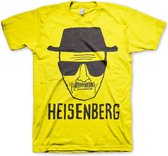 Breaking Bad Heren Tshirt -XL- Heisenberg Sketch Geel