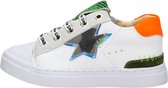 Sneakers | Jongens | White Camo Star | Leer | Shoesme | Maat 21