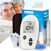 Professionele Glucosemeter | Bloedsuiker meter | Glucosemeter startpakket | Diabetes meter | Glucose monitor | MMOL/L | Inclusief 50 Test Strips en 50 Naalden