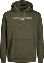 Jack & Jones Sweat Hood Forest Night (Maat: 6XL)