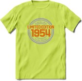 1954 Limited Edition Ring T-Shirt | Zilver - Goud | Grappig Verjaardag en Feest Cadeau Shirt | Dames - Heren - Unisex | Tshirt Kleding Kado | - Groen - XXL