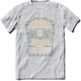 50 Jaar Legendarisch Gerijpt T-Shirt | Mos - Ivoor | Grappig Verjaardag en Feest Cadeau Shirt | Dames - Heren - Unisex | Tshirt Kleding Kado | - Licht Grijs - Gemaleerd - XL