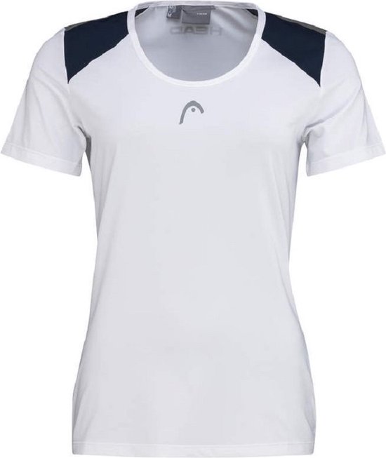 HEAD T-Shirt Club 22 Tech Dames Wit