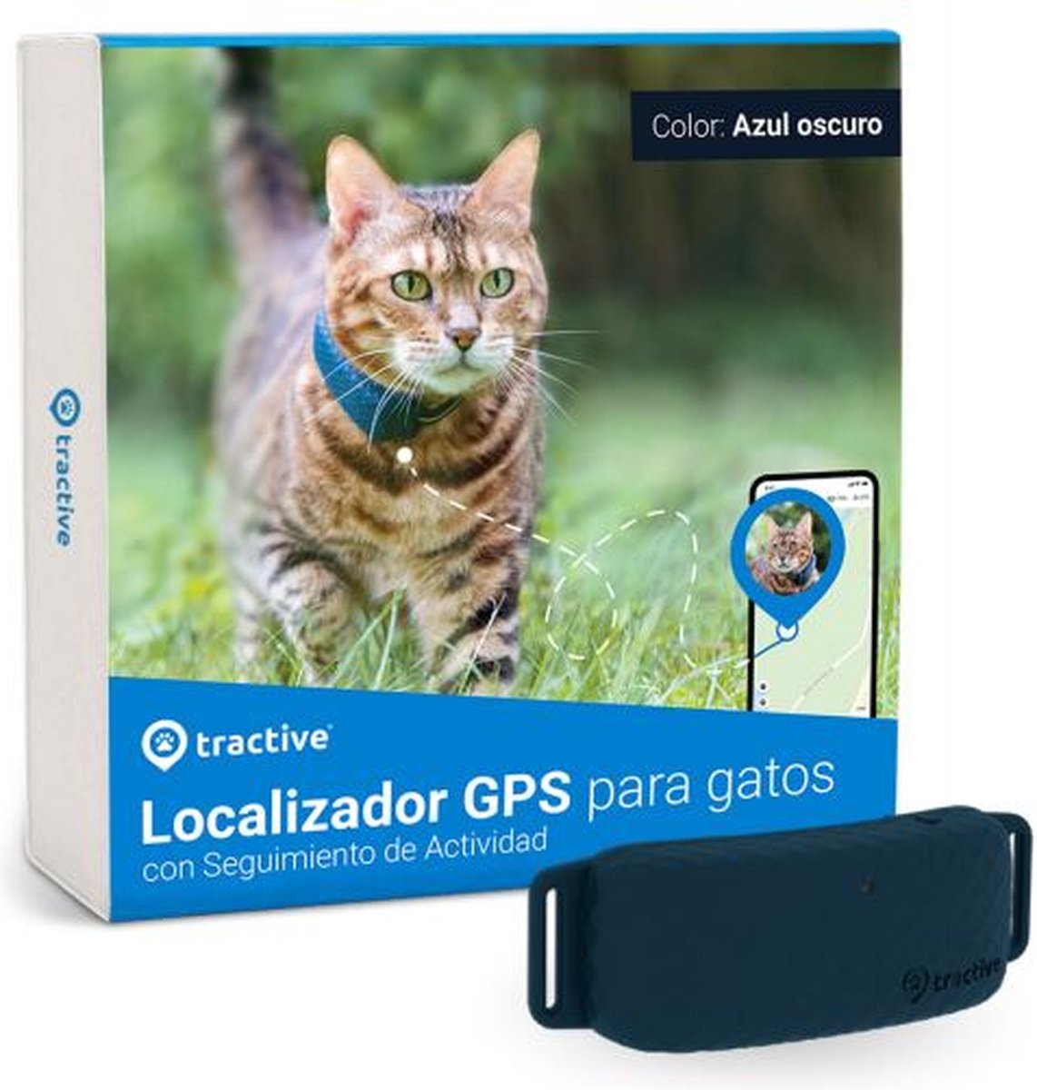 Tractive IKATI GPS tracker kat Editie 2020. Kat gps-tracker voor elke  kattenhalsband  | bol.com