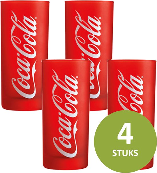 Verre à long drink Luminarc Coca Cola - Frozen rouge - 27 cl - Set-6 |  Choise de... | bol