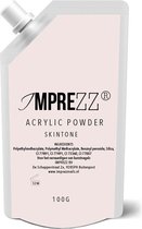IMPREZZ® acrylpoeder Refill - acrylic powder Cover Skintone 100 gr. - Roze Huidskleur