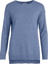 VILA VIRIL HIGH LOW L/S KNIT TOP - FAV Dames Trui - Maat XXL