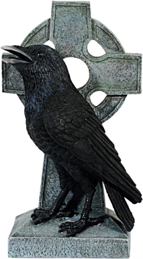 Salem's Fantasy Gifts- Raaf voor Keltisch Kruis Beeld