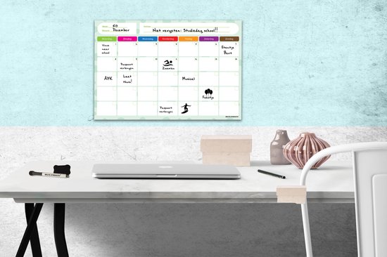 Maandplanner kopen? Stel je whiteboard maandplanner samen